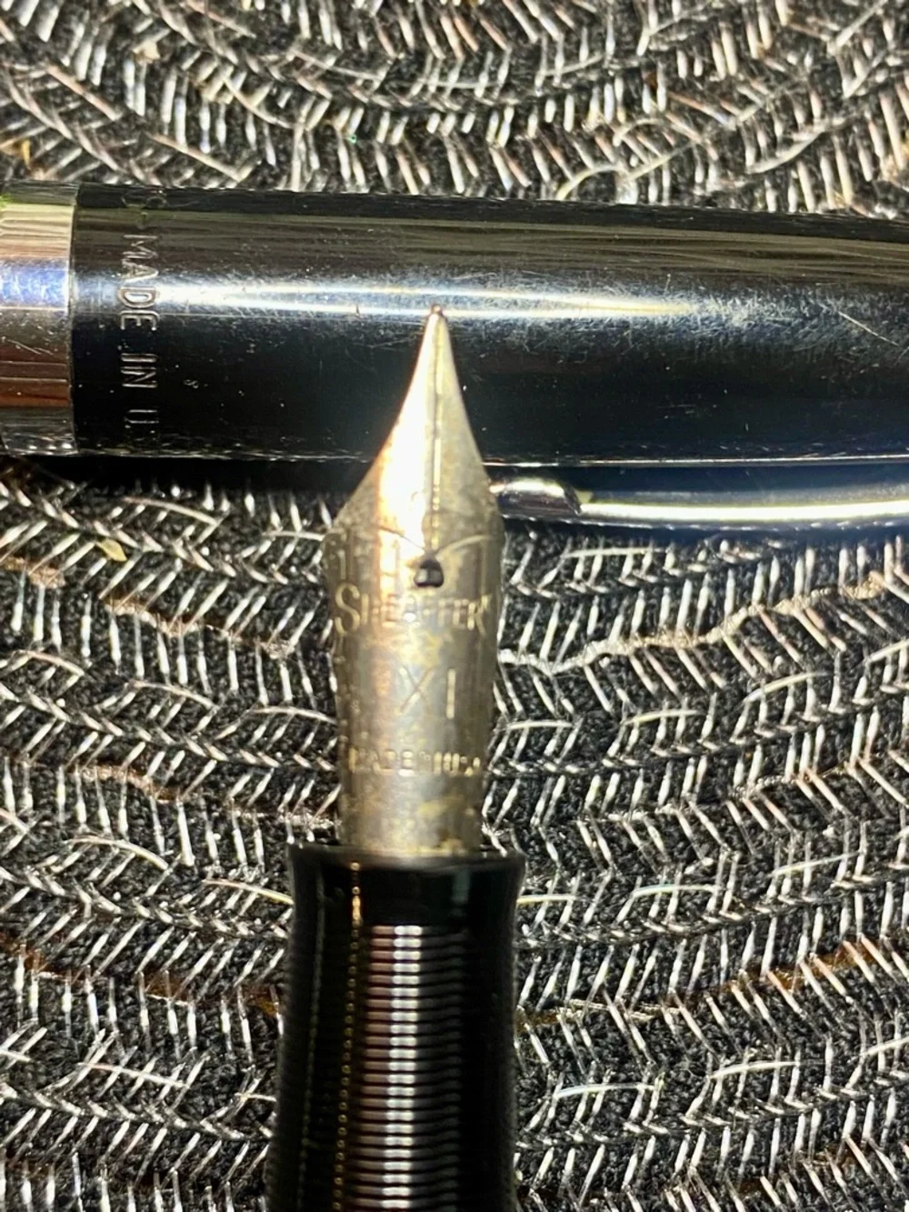 Vintage Black‎ Sheaffer Fountain Pen